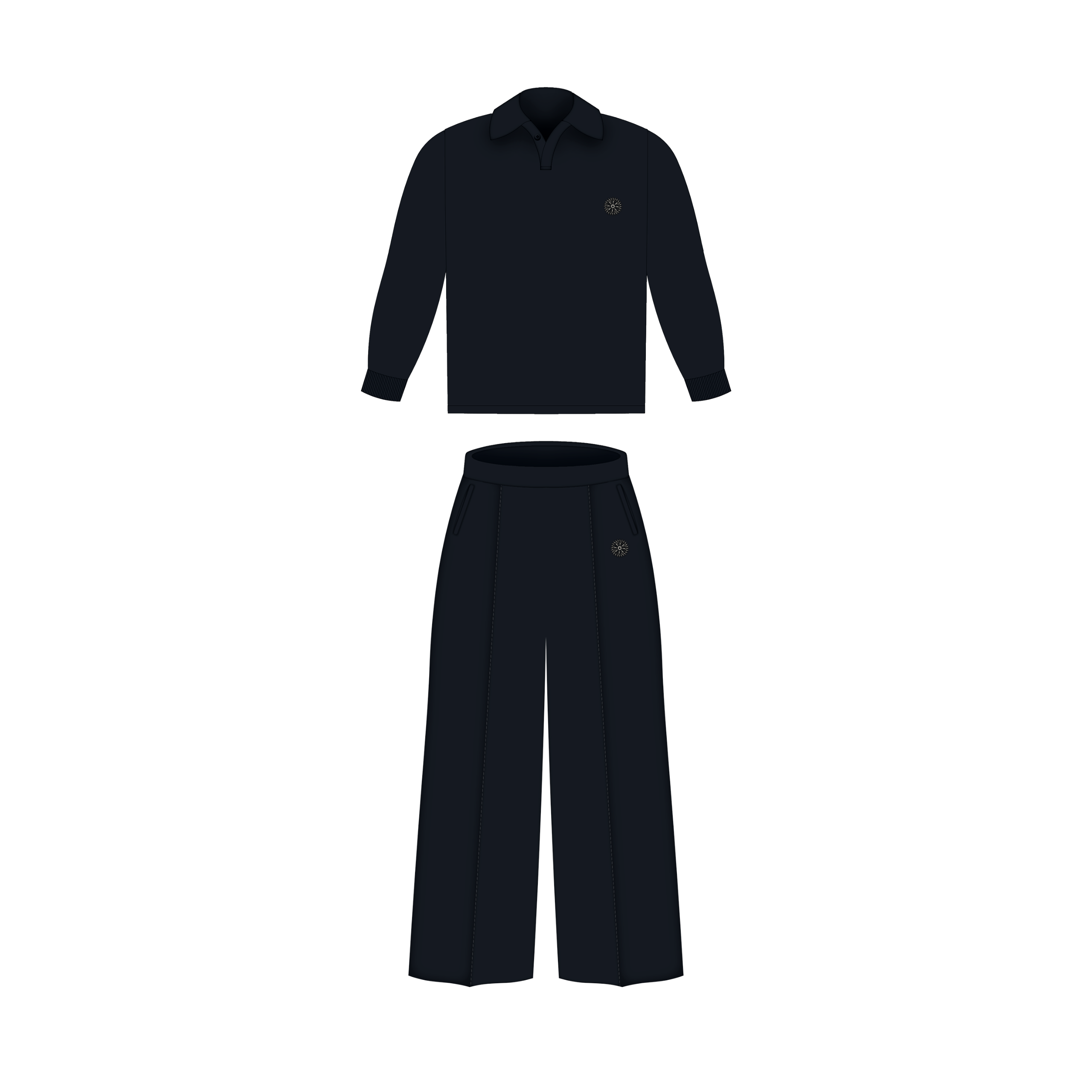 Completino Polo lunga + Pantalone oversize EPSS11