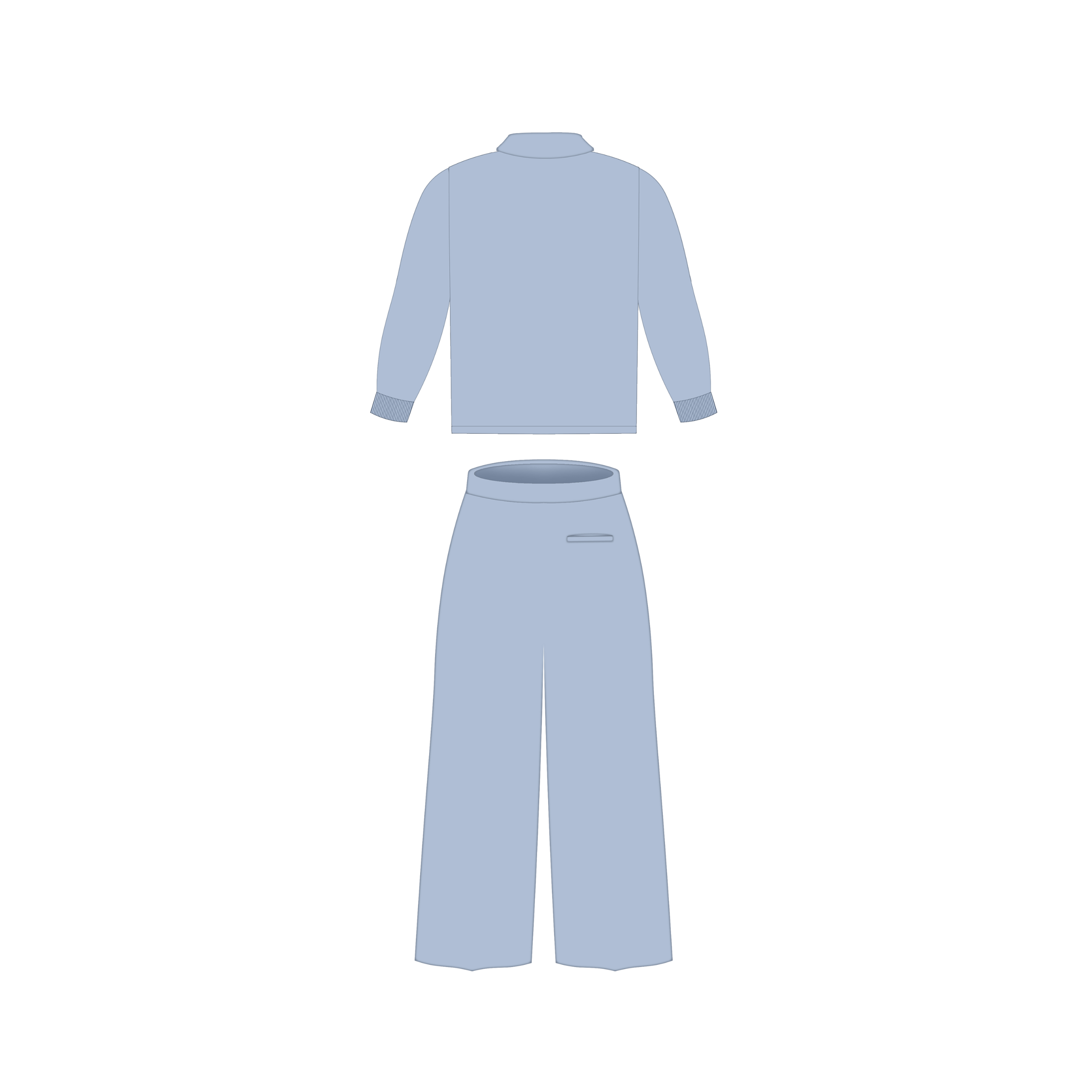 Completino Polo lunga + Pantalone oversize EPSS11