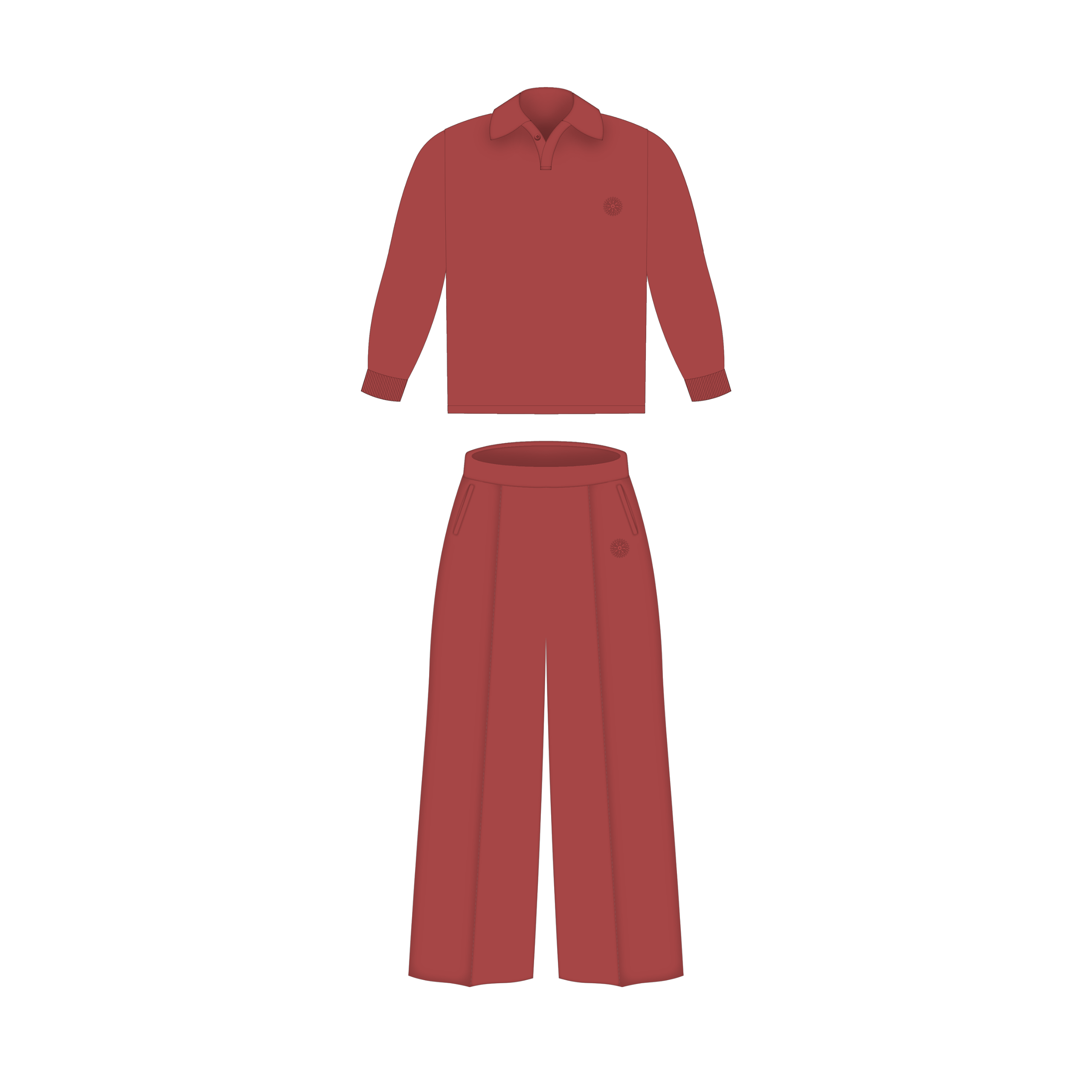 Completino Polo lunga + Pantalone oversize EPSS11