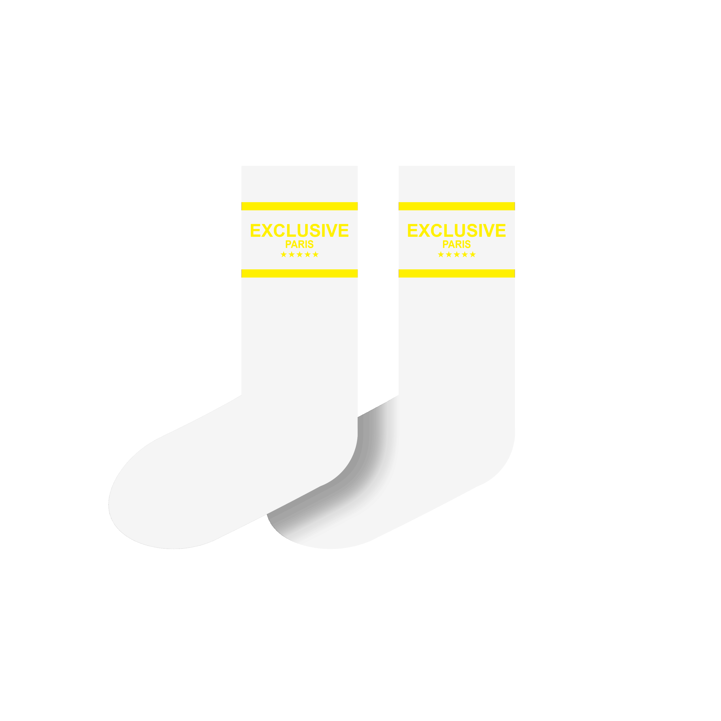 Calzini Bianchi Basic logo colorato EXCLZ02