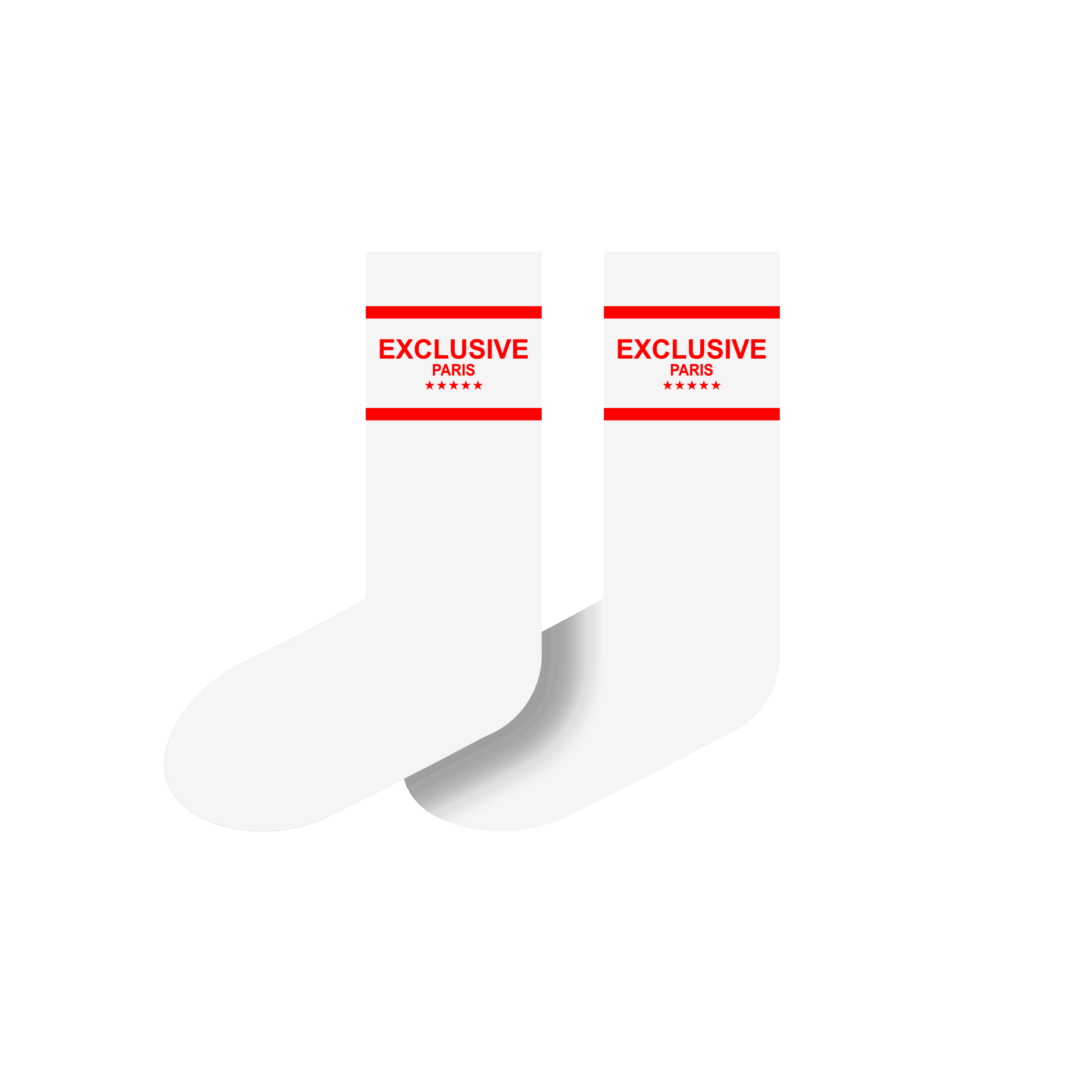 Calzini Bianchi Basic logo colorato EXCLZ02