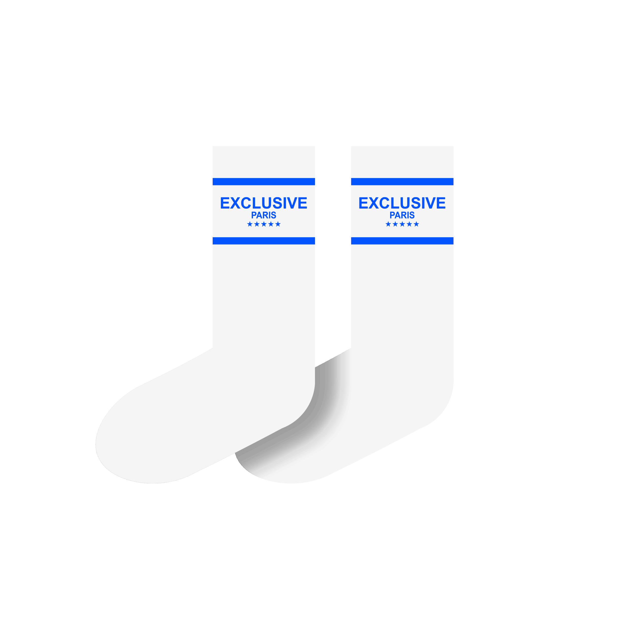 Calzini Bianchi Basic logo colorato EXCLZ02