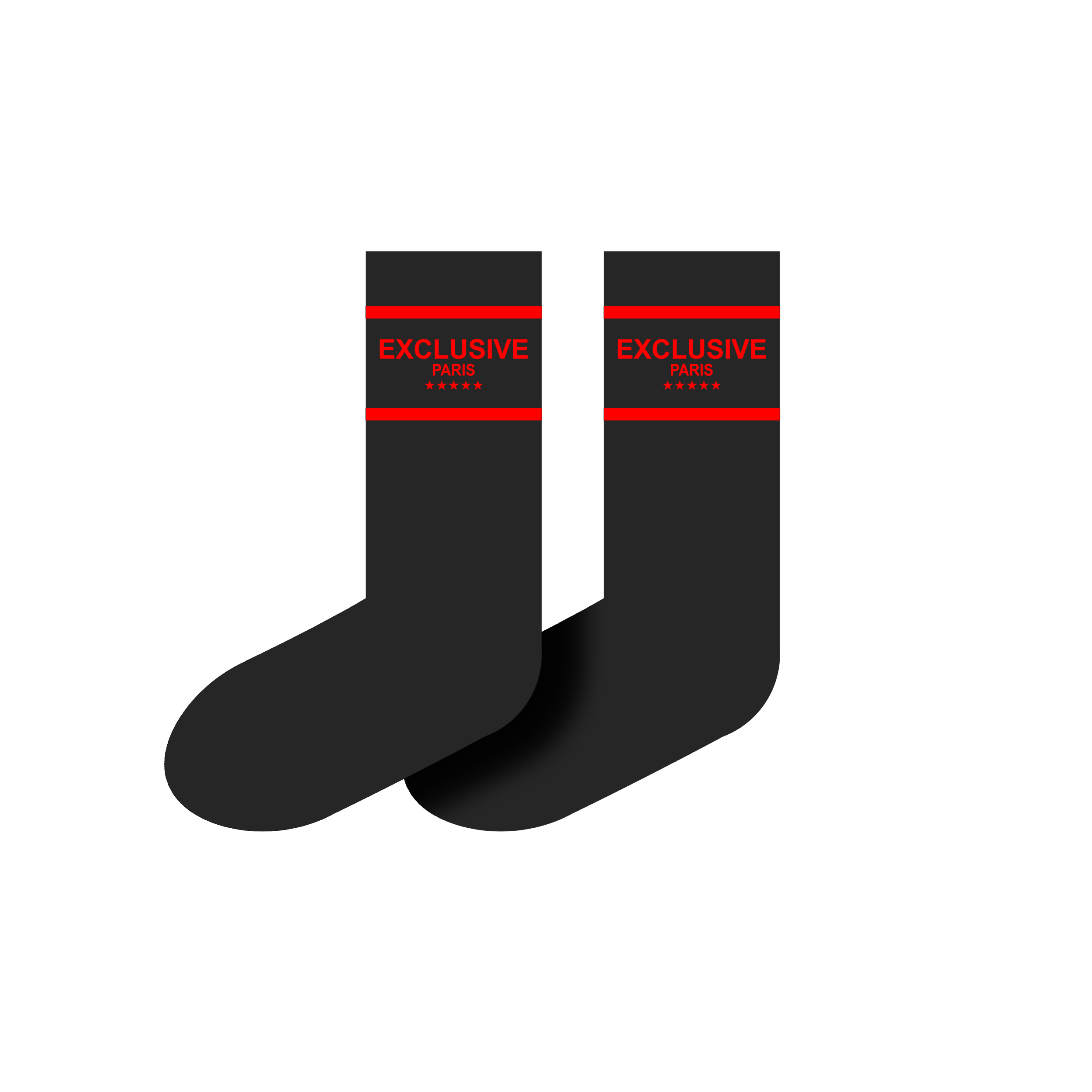 Calzini Neri Basic logo colorato EXCLZ01